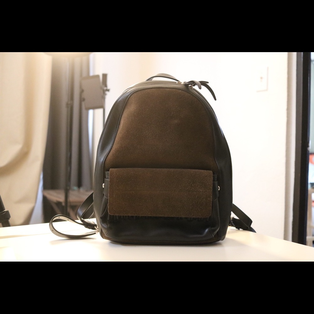 Phillip Lim fringe bianca mini backpack moss